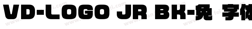 VD-LOGO JR BK字体转换